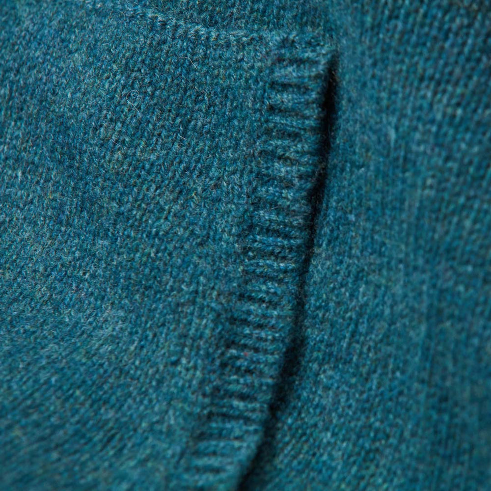Lambswool hoodie - Hunter