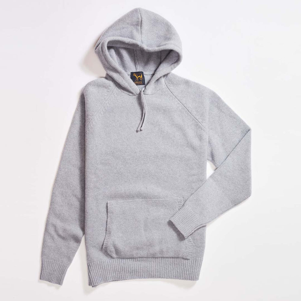 Lambswool hoodie - Seal