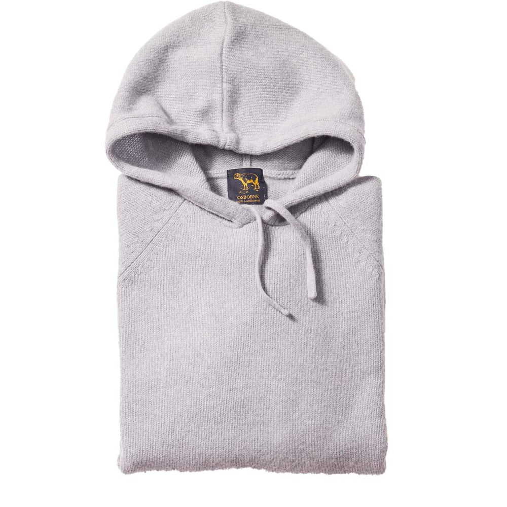 Lambswool hoodie - Seal