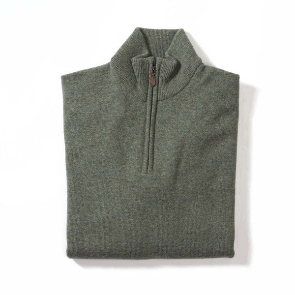 Lana d'agnello zip a un quarto - Landscape