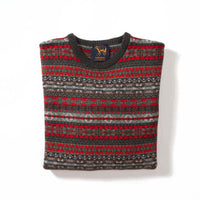 Lambswool Fair Isle crew neck - Col 7