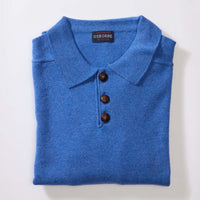 Lambswool polo sweater - River