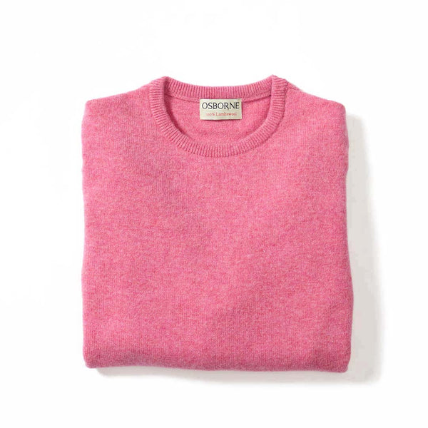 Lambswool crew neck women - Nougat 278