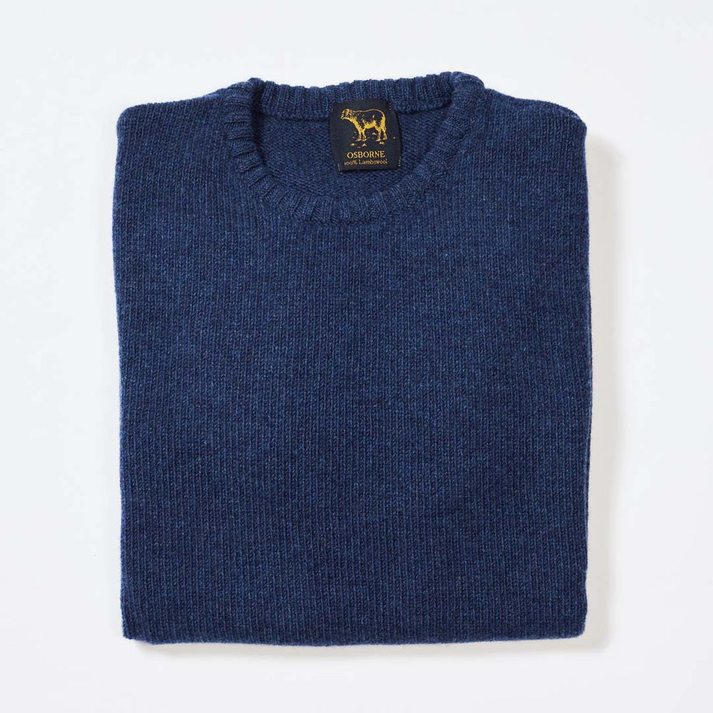 Lambswool molted crew neck - Rhapsody