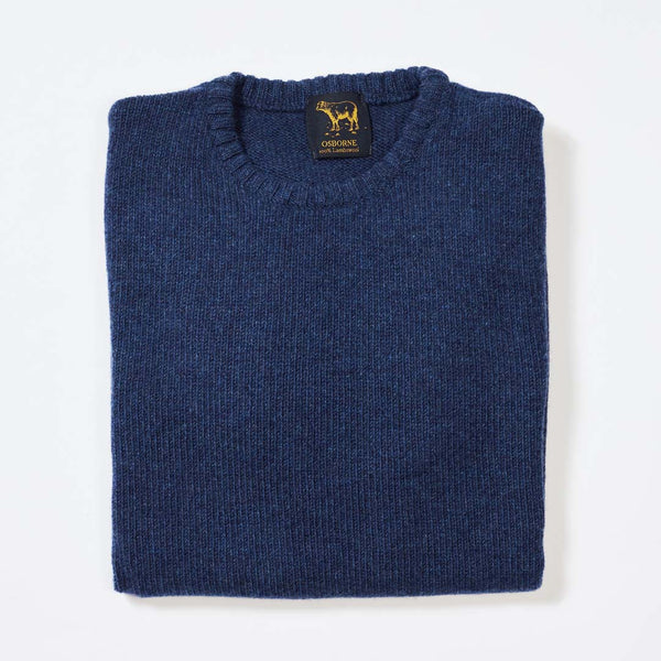 Lambswool molted crew neck - Rhapsody