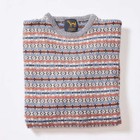 Lambswool Fair Isle crew neck - Col4