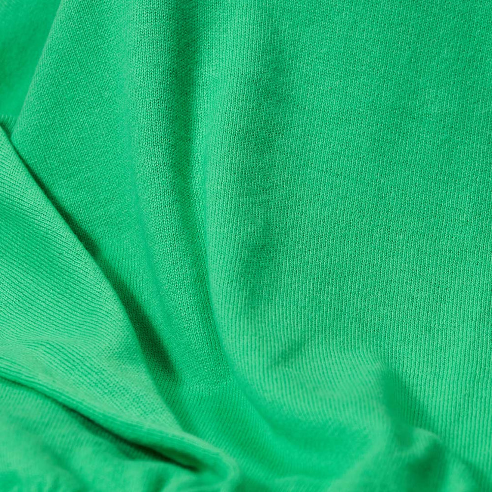 Cotton V-neck - Apple green