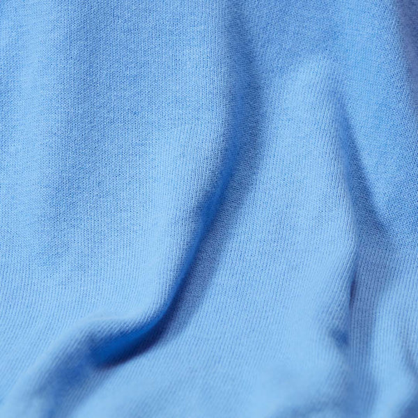 Cotton quarter zip - Light blue