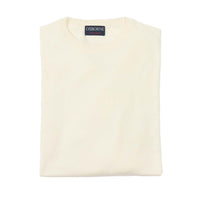 Cotton crew neck - Ecru