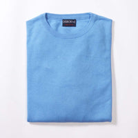 Baumwolle Rundhalsausschnitt - Light blue
