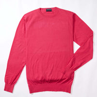 Cotton crew neck - Pink