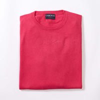 Cotton crew neck - Pink