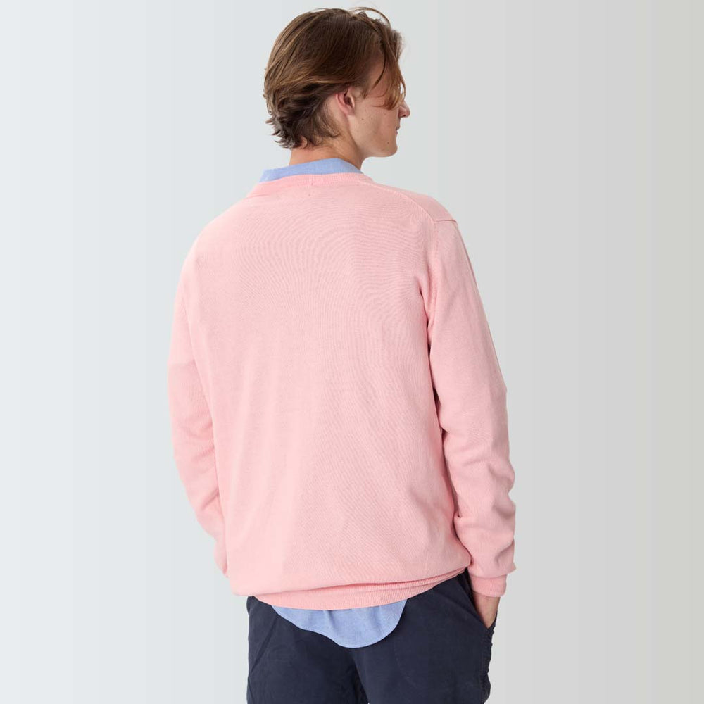 Cotton V-neck - Cherry blossom