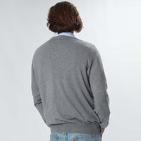 Cotone collo a V - Grey Mix