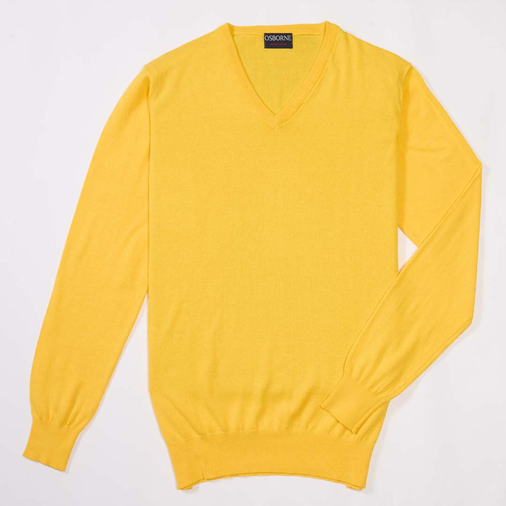 Cotton V-neck - Laguna