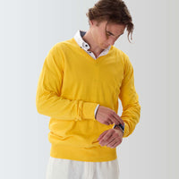 Cotton V-neck - Laguna
