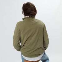 Cotton quarter zip - Khaki