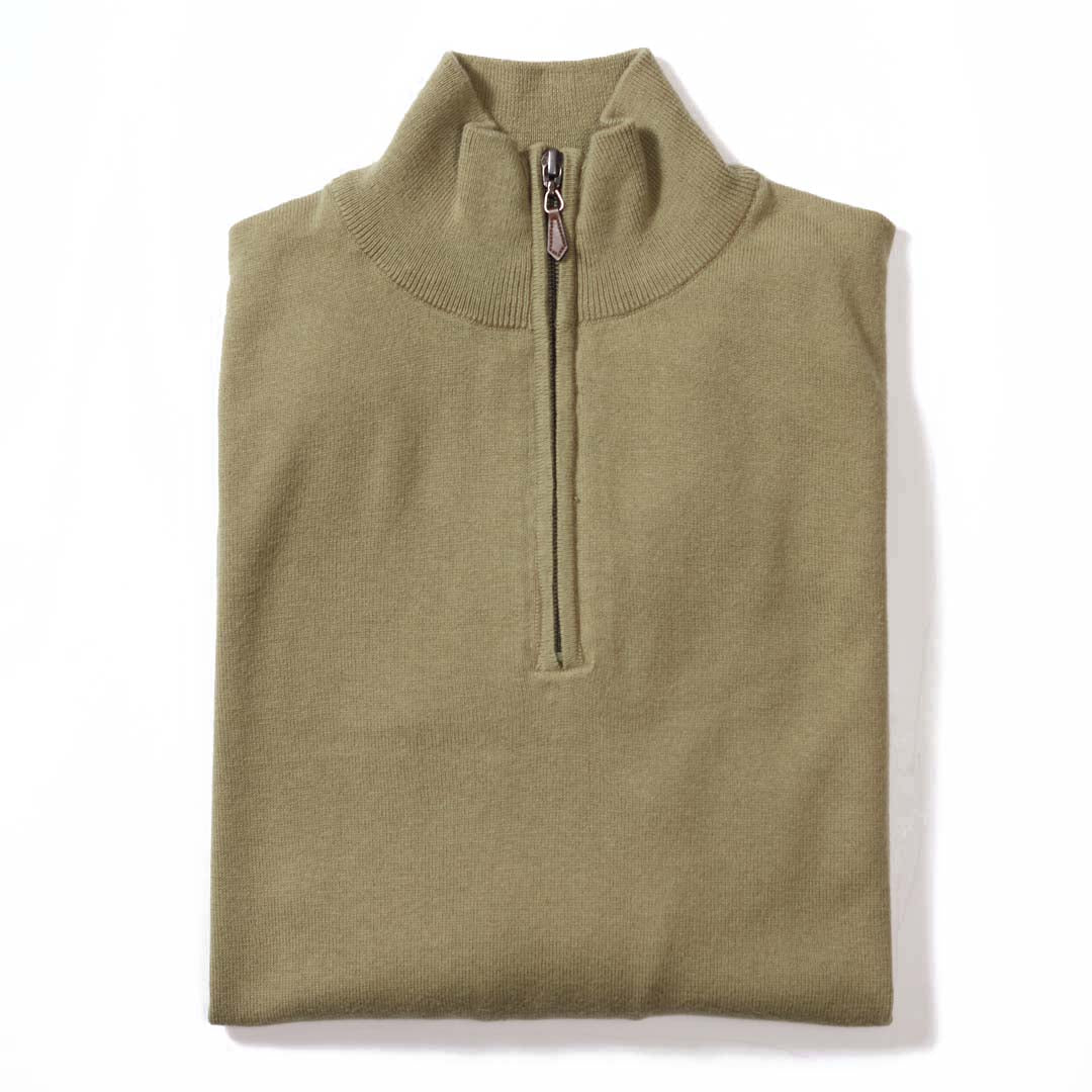 Cotton men half zip – Osborne Knitwear