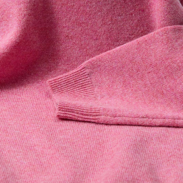 Lambswool crew neck women - Nougat 278