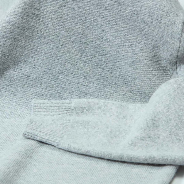 Lambswool crew neck women - Pearl grey 5