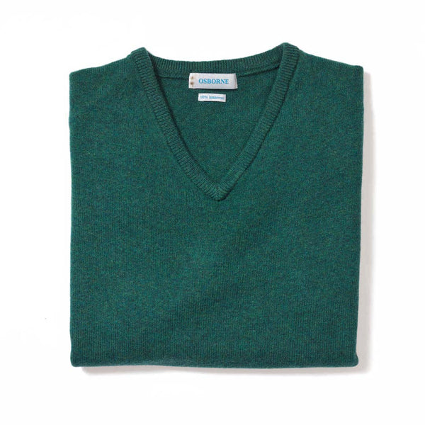 Lambswool V-neck women - Cossack