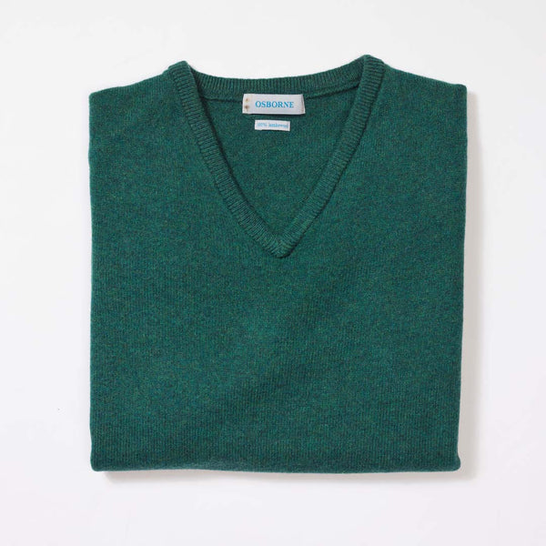 Lambswool V-neck women - Cossack