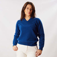 Lambswool V-neck women - Dearn