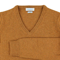 Lambswool V-neck women - Gazelle