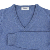 Lambswool V-neck women - Jeans