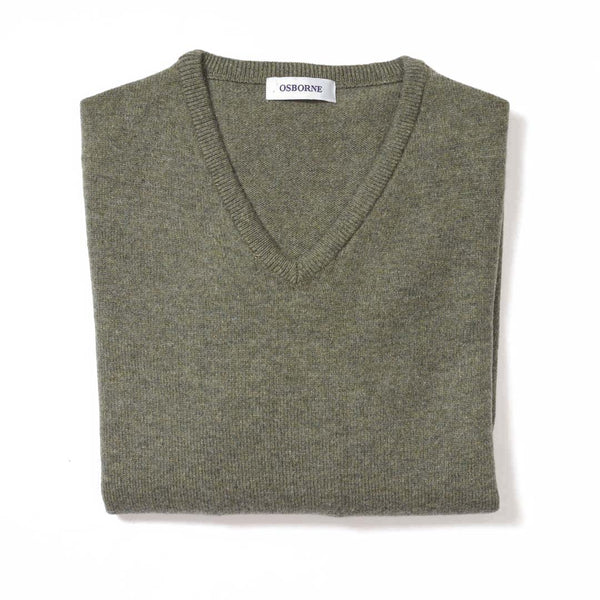 Lammwolle V-Ausschnitt damen - Landscape