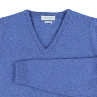 Lambswool V-neck women - River