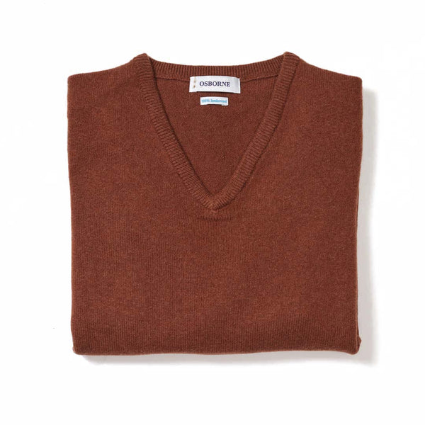 Lambswool V-neck women - Spaniel
