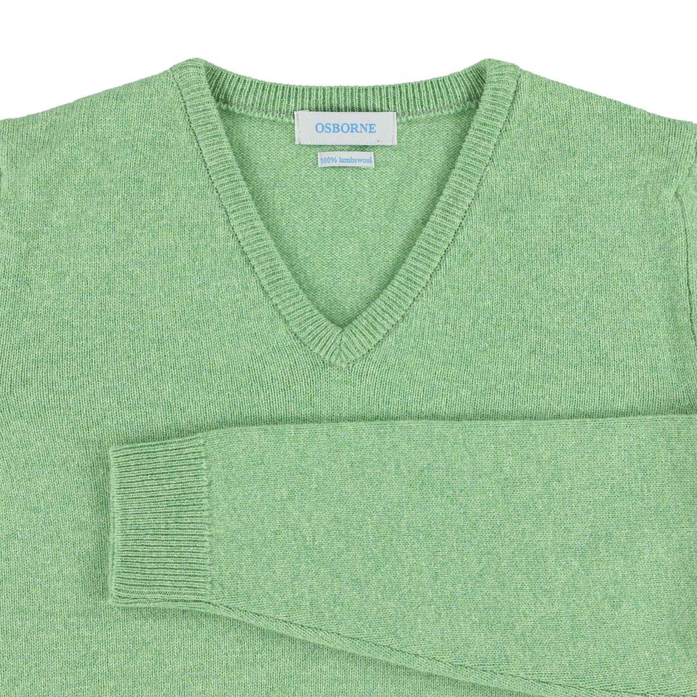 Lambswool V-neck women - Springtime