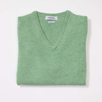 Lambswool V-neck women - Springtime