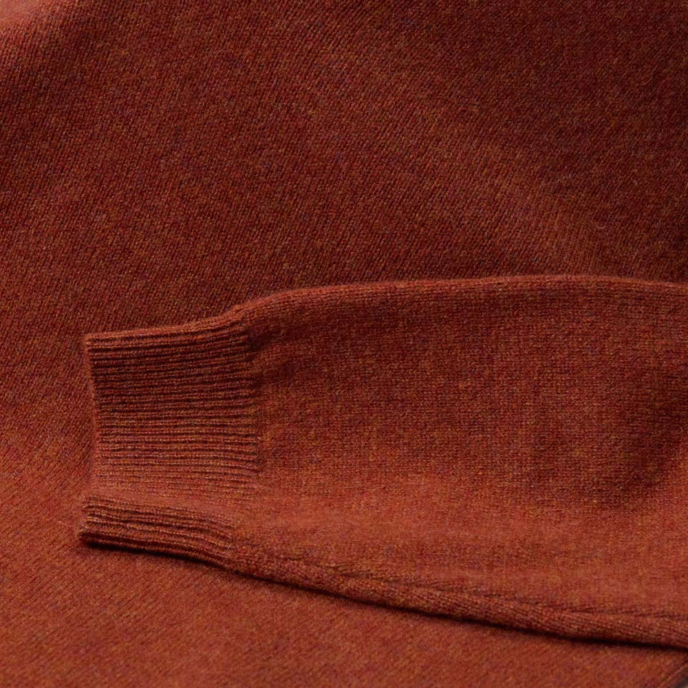 Lambswool V-neck women - Tiger