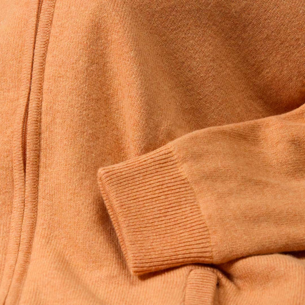 Lambswool windstopper zipped cardigan women - Mango - Black lining
