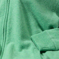 Lana d'agnello antivento cardigan con zip donne - Springtime - fodera nera