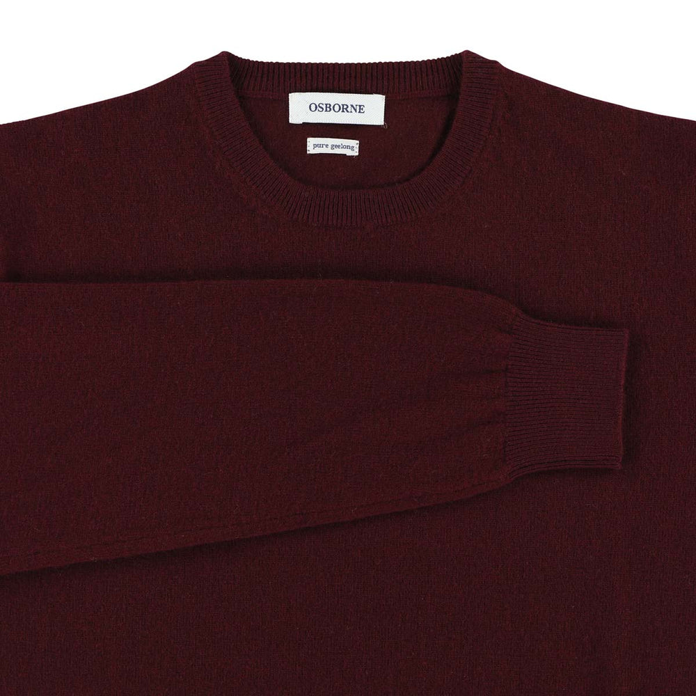 Geelong crew neck - Damson