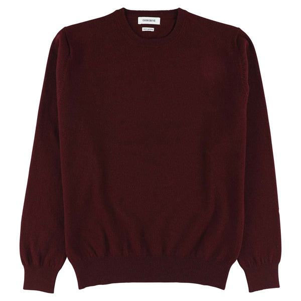 Geelong crew neck - Damson