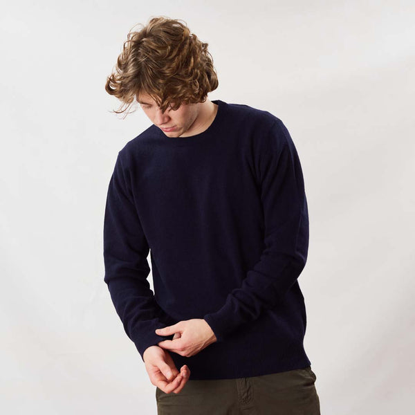 Geelong crew neck - Navy