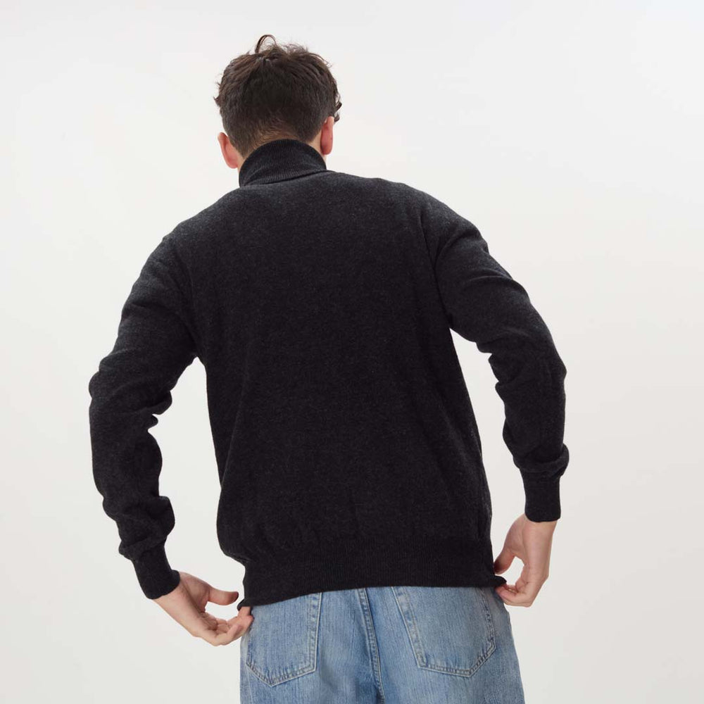 Geelong roll neck - Charcoal