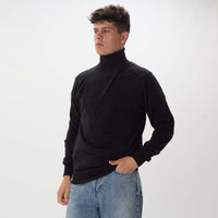 Geelong roll neck - Charcoal