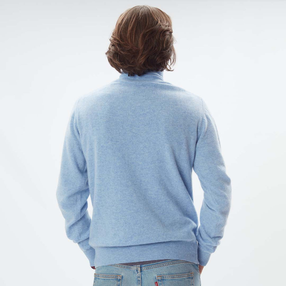 Geelong roll neck - Glacier