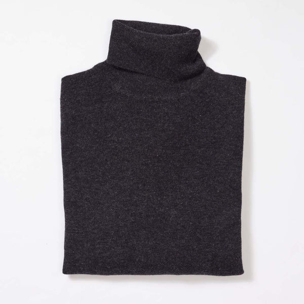 Geelong roll neck - Charcoal
