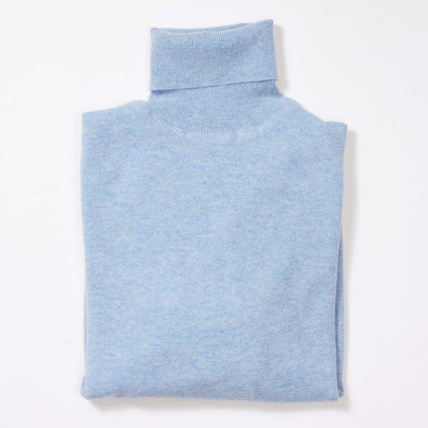 Geelong roll neck - Glacier