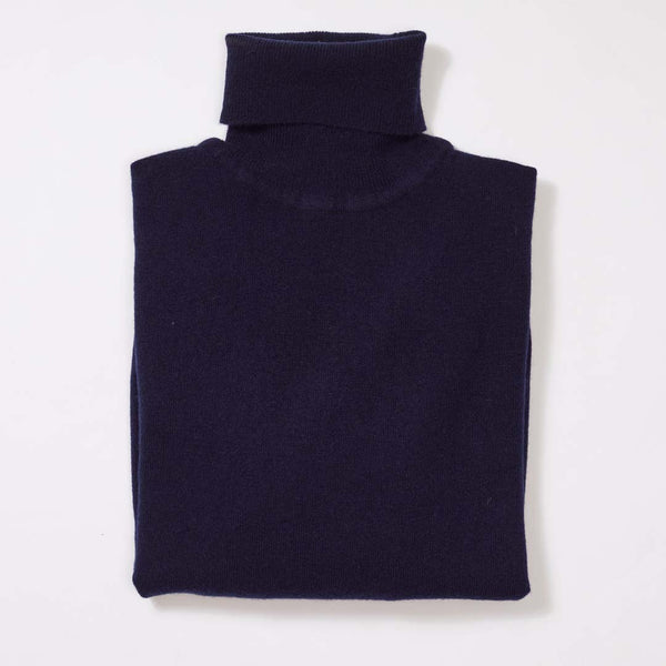 Geelong roll neck - Navy