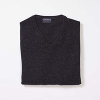 Geelong V-neck - Charcoal