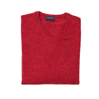 Geelong collo a V - Poppy Melange