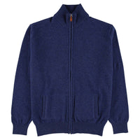Lammwolle Strickjacke mit Reißverschluss - Rhapsody