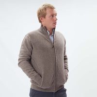 Lammwolle Strickjacke mit Reißverschluss - Vole